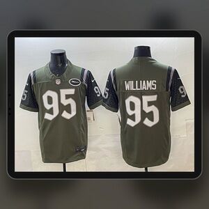 Men‘s NFL New York Jets Quinnen Williams 2025 Rivalry Collection F.U.S.E Jersey
